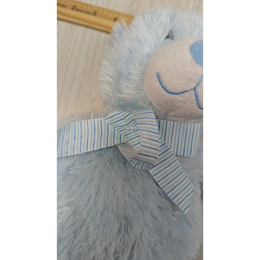 Ty Classic Sweet Baby My First Teddy Bear Blue Plush Ribbon Bow READ